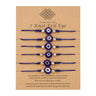 Embrace Fortuitous Vibes with our Exquisite Set of 6 Handmade Turkish Evil Eye Bracelets - Adjustable, Stylish and Trendy Fashion Accessory for Women and Men