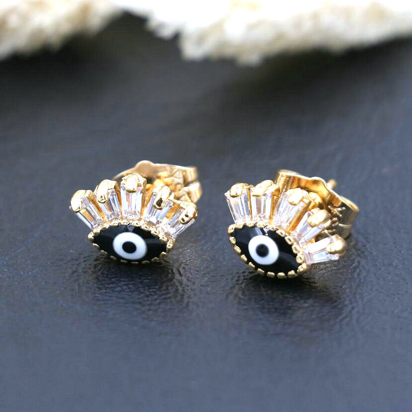 Gold-Tone Stud Earrings