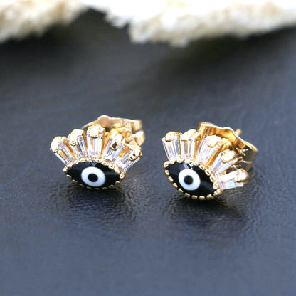 Gold-Tone Stud Earrings