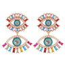 Trendy ethnic crystal dangles