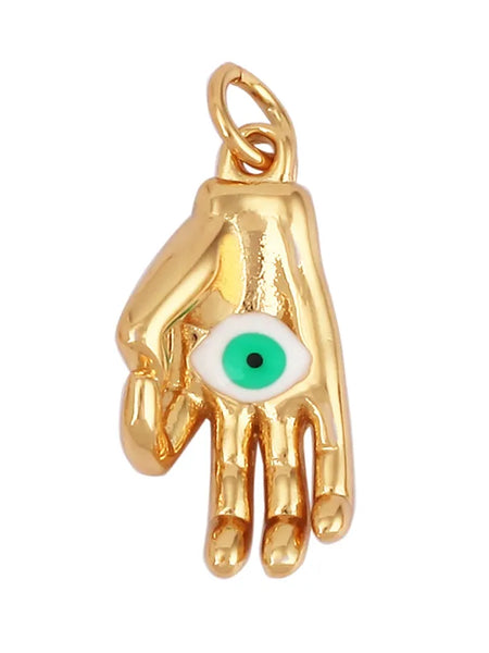 Gold-Plated Hamsa Pendant