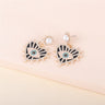 Heart-shaped Vintage Evil Eye Drop Earrings - A Stylish Statement for Women