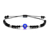 Exquisite Handmade Bracelet - Evil Eye Charm, Colorful Beads - Unisex Design Perfect for Parties, Gifting, and Special Occasions