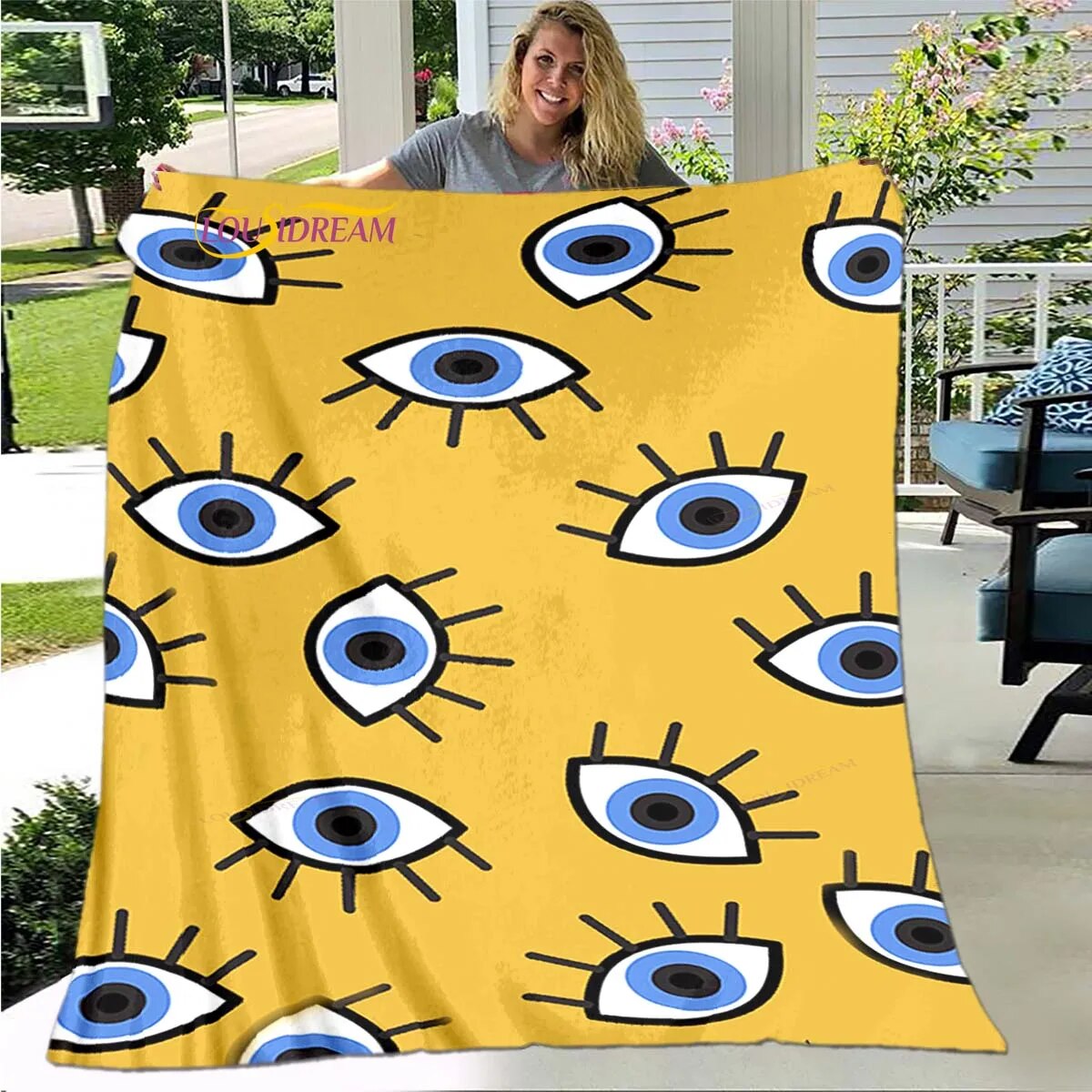 Evil Eye Blanket