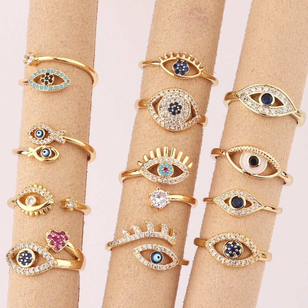 Adjustable opening rings
