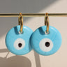 Round Drop Earrings