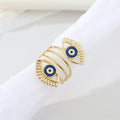Evil Eye Adjustable Ring