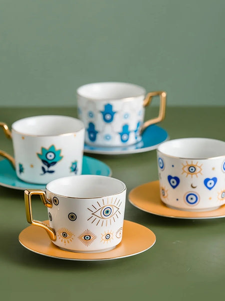 Evil Eye coffee cup
