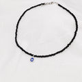 Crystal Blue Water Drop Pendant