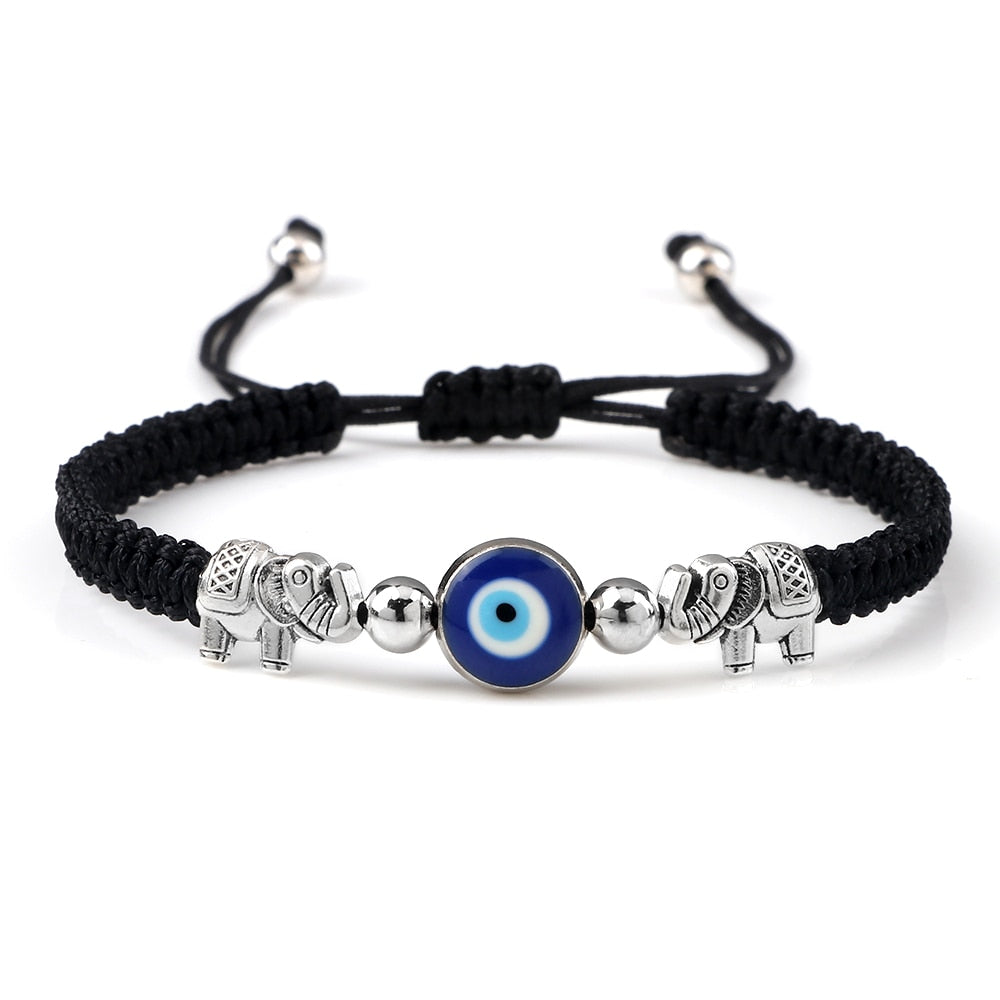 Handcrafted Evil Eye Beaded Bracelet: Timeless Charm for Friendship and Protection