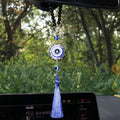 Blue Evil Eye Rearview Mirror Pendant
