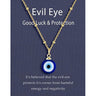 Mystical Turkish-Inspired Evil Eye and Hamsa Hand Zirconia Pendant Choker Necklace - Dainty, Lucky Charm Jewelry for Women and Girls
