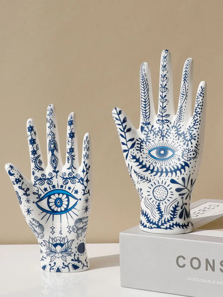 Evil Eye ceramic display
