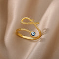 Elegant Evil Eye Rings: Embrace the Allure of Turkish Demon Eye Jewelry
