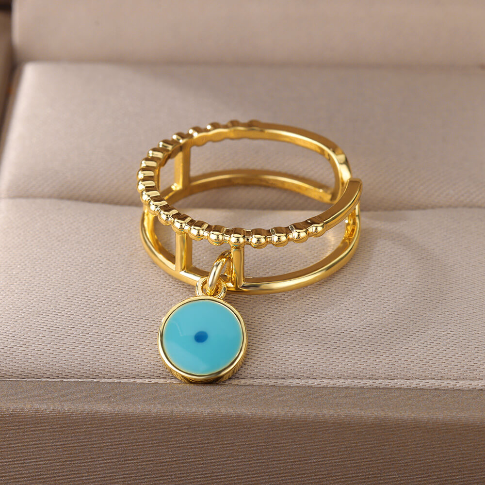 Elegant Evil Eye Rings: Embrace the Allure of Turkish Demon Eye Jewelry