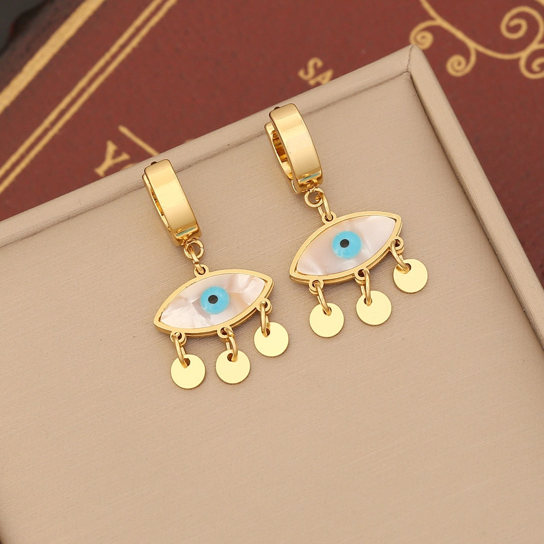 Trendy Evil Eyes Earrings