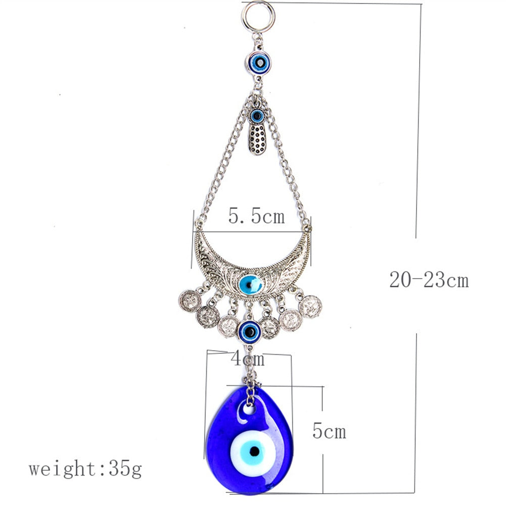 Stunning Turkish Blue Hamsa Hand Amulet: A Modern Symbol of Luck and Protection for Every Home