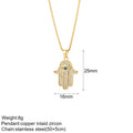 Hamsa Sun Pendant