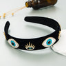 Velvet fabric headband