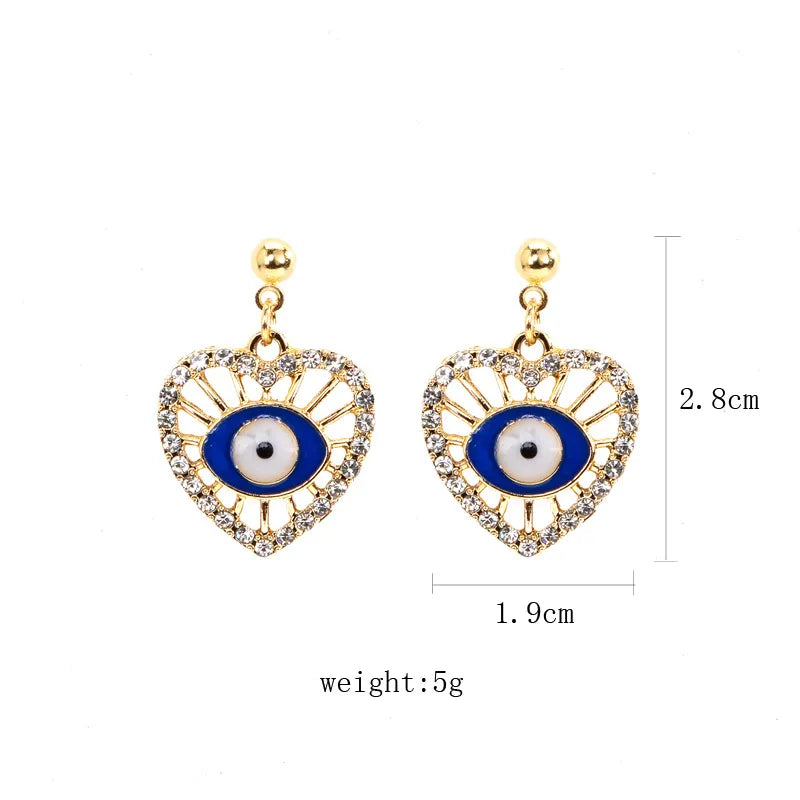 Zinc alloy earrings