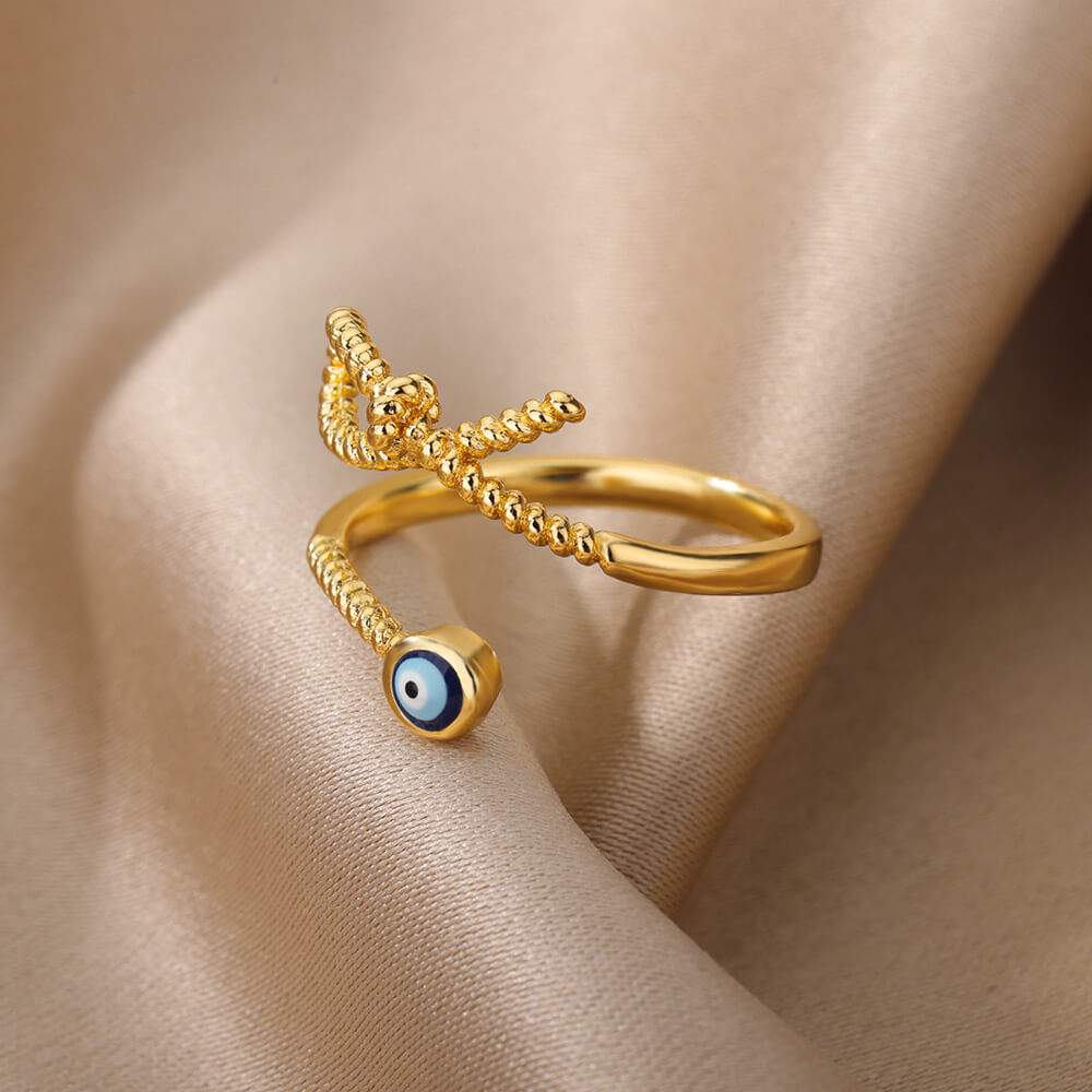 Elegant Evil Eye Rings: Embrace the Allure of Turkish Demon Eye Jewelry