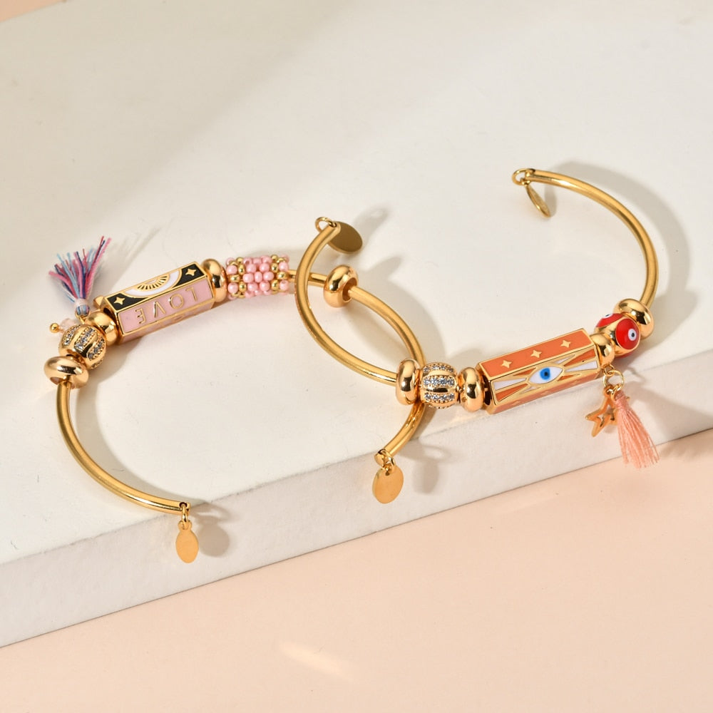 Ethnic Charm Bracelet