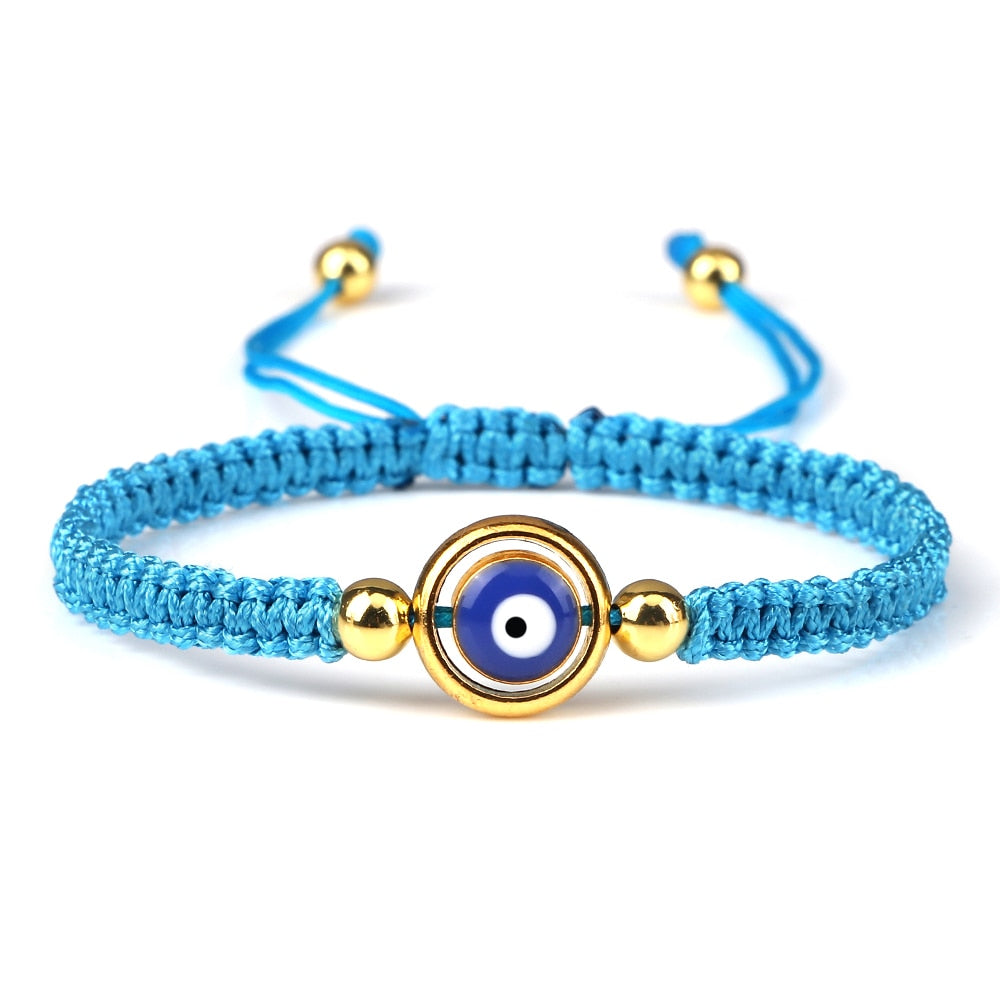 Handcrafted Evil Eye Beaded Bracelet: Timeless Charm for Friendship and Protection