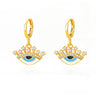 Stainless Steel Zircon Earrings