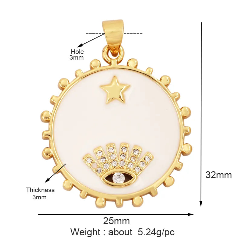 18K Gold Plated Pendant