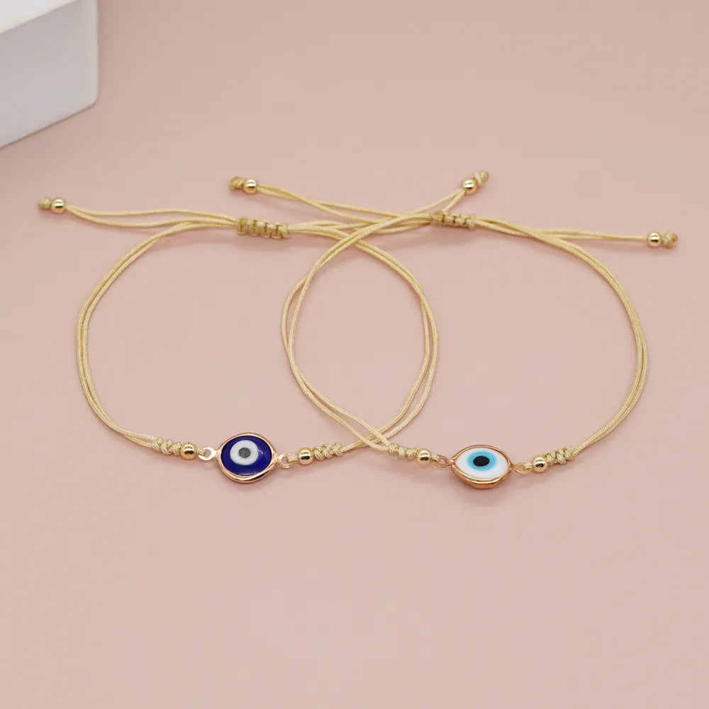 Adjustable Evil Eye Bracelet