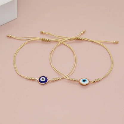 Adjustable Evil Eye Bracelet