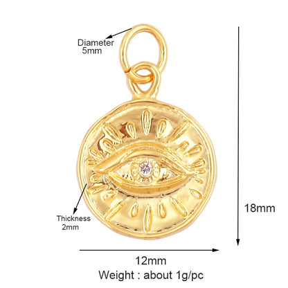 18K Gold Plated Pendant