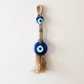 Blue round bead talisman