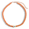 Exquisite Bohemian Turkish-Inspired Rainbow Clay Choker Necklace – Fashionable and Trendy Metal Geometric Jewelry for Women's Daily, Party and Beach Wear