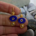 Evil Eye Drop Earrings
