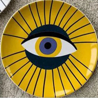 Colorful Evil Eye Art Plates
