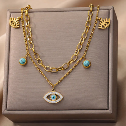 Turkish Evil Eye Necklace