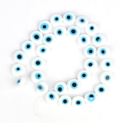 Exquisite Evil Eye Lampwork Glass Beads for Handcrafted Jewelry: Perfect for Bracelets, Necklaces, and Accessories