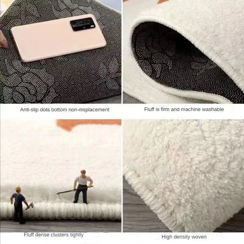 Machine washable rug
