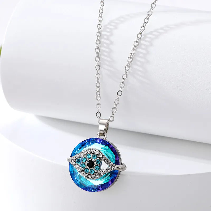 Zircon Evil Eye Necklace