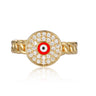 Ethnic cubic zirconia ring