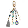 Evil Eye Tassel Keychain