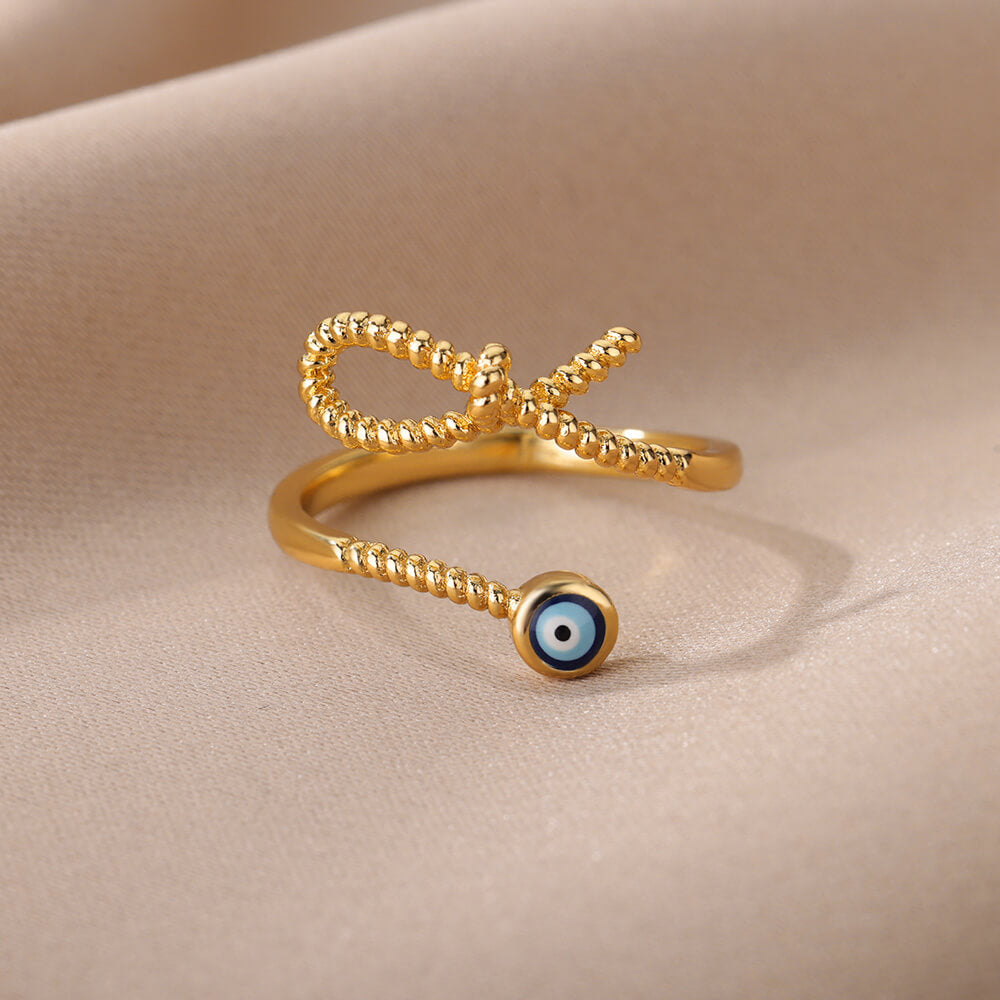 Elegant Evil Eye Rings: Embrace the Allure of Turkish Demon Eye Jewelry