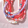 Exquisite Bohemian Turkish-Inspired Rainbow Clay Choker Necklace – Fashionable and Trendy Metal Geometric Jewelry for Women's Daily, Party and Beach Wear