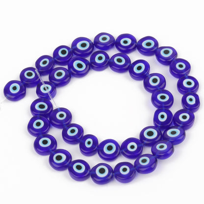 Exquisite Evil Eye Lampwork Glass Beads for Handcrafted Jewelry: Perfect for Bracelets, Necklaces, and Accessories