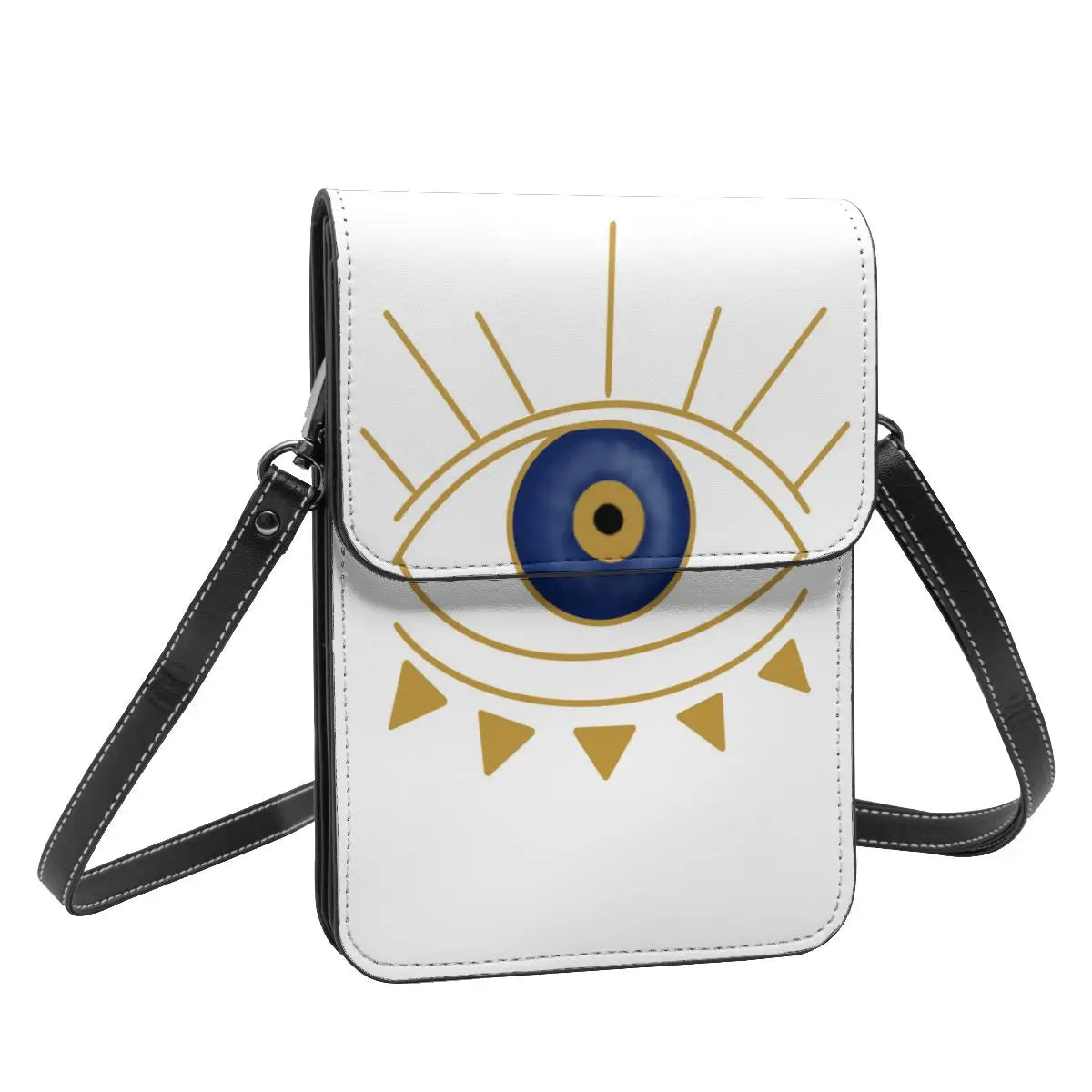 Evil eye shoulder bag