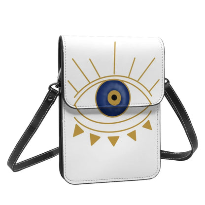 Evil eye shoulder bag