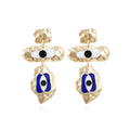 Eye-Shaped Earrings