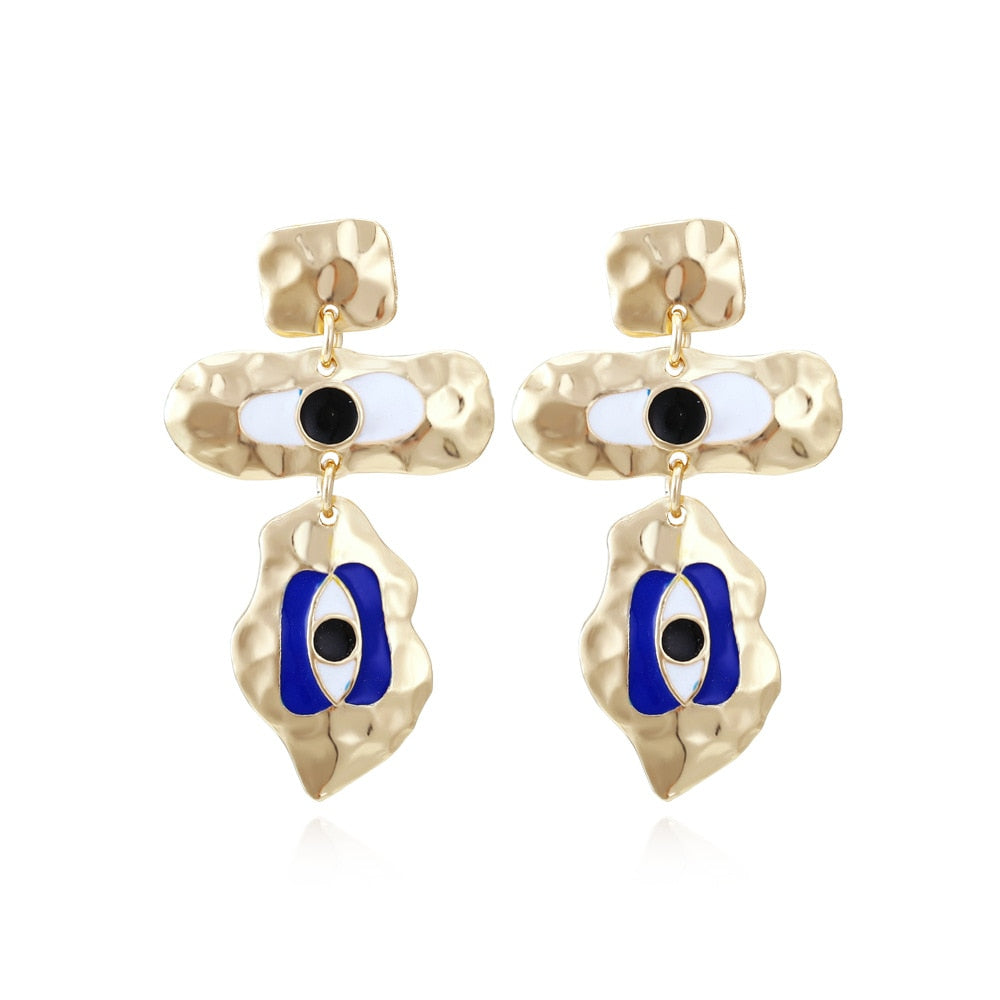 Eye-Shaped Earrings