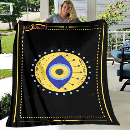 Evil Eye Print Blanket